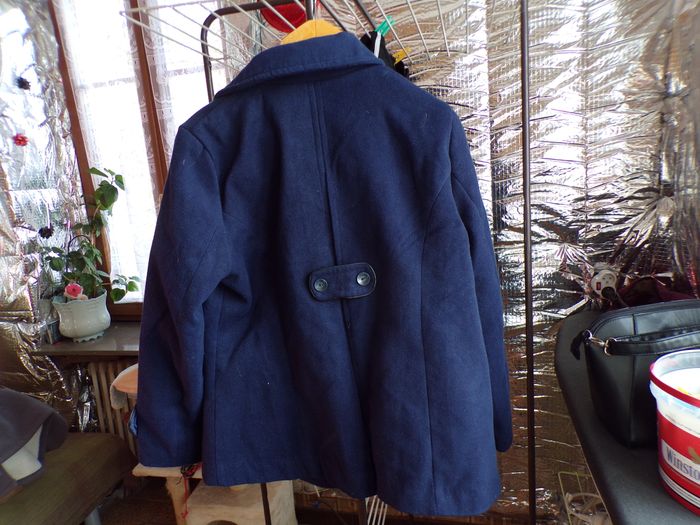 Manteau duffle coat marine T48 neuf - photo numéro 3