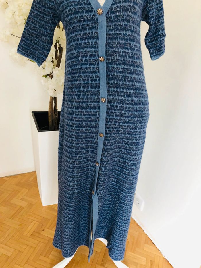 Robe chic longue zara neuve taille M - photo numéro 6
