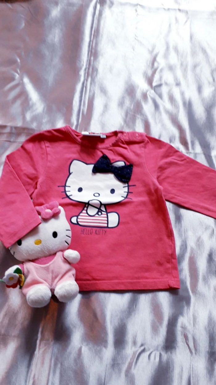Lot de 3 tee-shirt fantaisie manches longues 12 mois - photo numéro 3