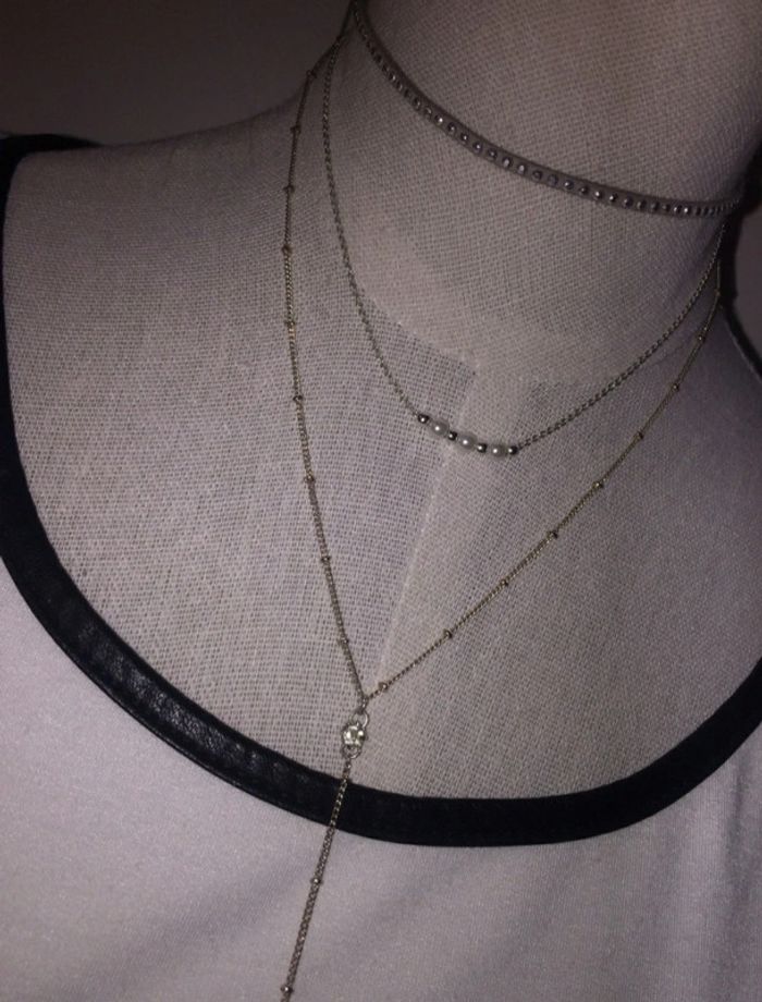 Collier 3 en 1 🎀 Claire's 4€ - photo numéro 3