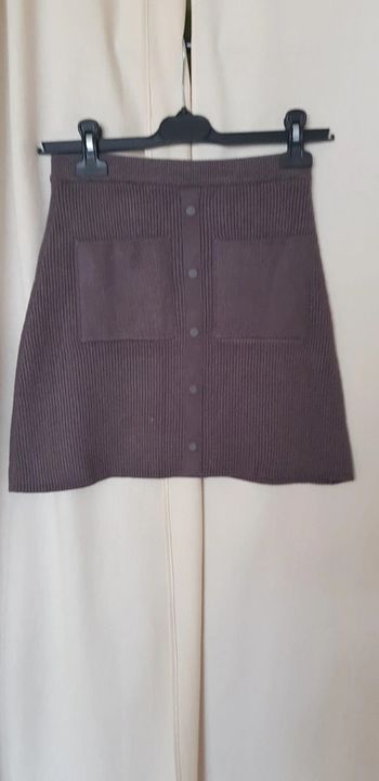 Mini-jupe bas évasé