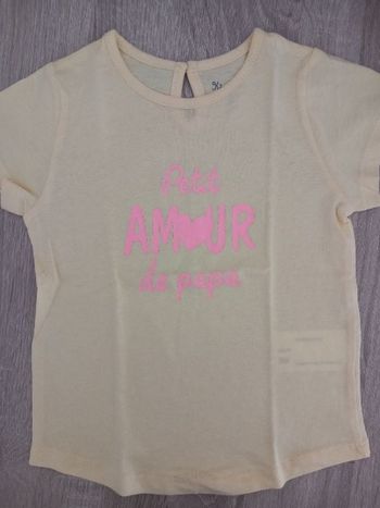 Tee-shirt 24 mois neuf