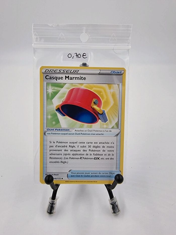 Carte Pokemon Dresseur Casque Marmite 146/172 Stars Étincelantes