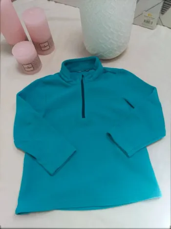 Polaire bleu clair Quechua garçon 3/4 ans