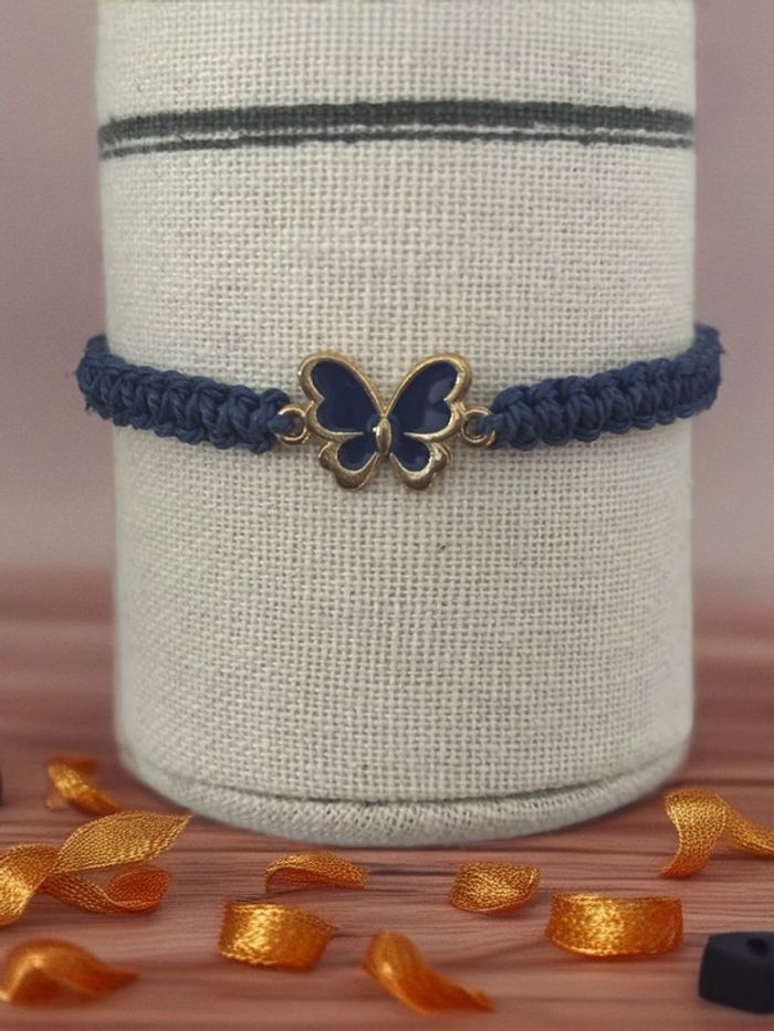 Bracelet papillon bleu - photo numéro 2