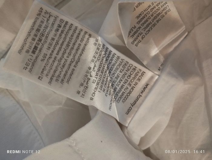 Robe Tommy Hilfiger blanc T36 - photo numéro 6