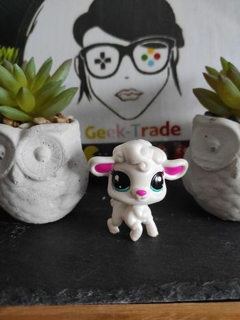 Littlest Petshop hasbro mouton agneau baby sheep lamp 4-165 #geektradelpsmouton