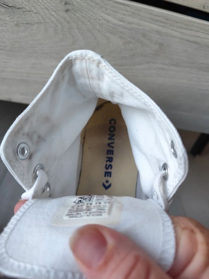 Converse montantes blanches - photo numéro 10