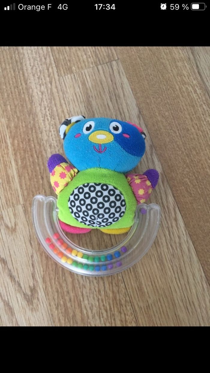 Hochet bébé en peluche. - photo numéro 4