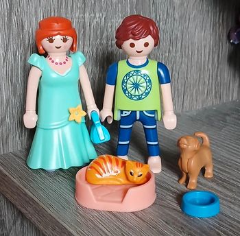 Playmobil couple animaux