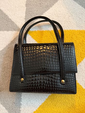 Sac à main en cuir vintage