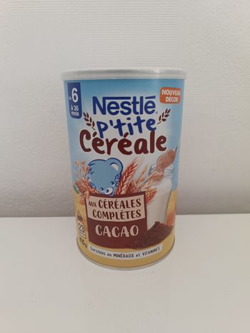 Nestlé p'tite céréale CACAO