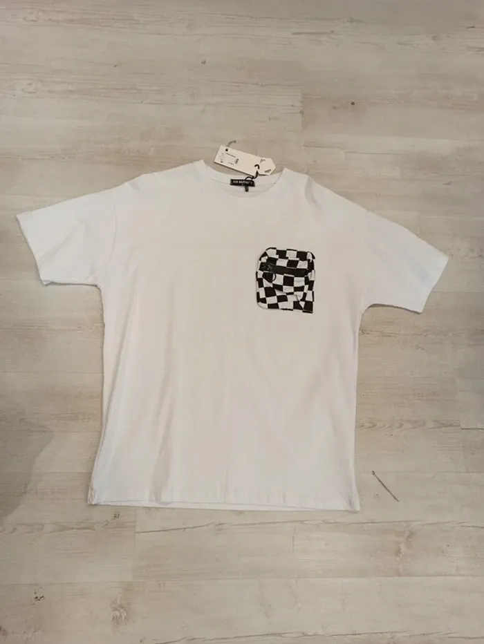 Tee shirt blanc et noir homme xl - photo numéro 2
