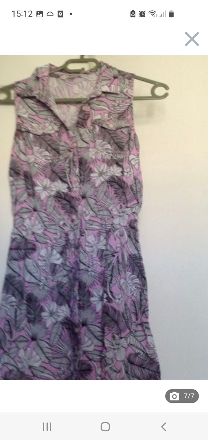 Robe fluide légère sans manches 10-11 ans H&M - photo numéro 5