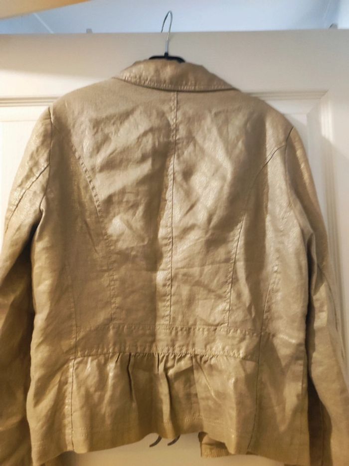 Blazer dorée Escandelle XL - photo numéro 6