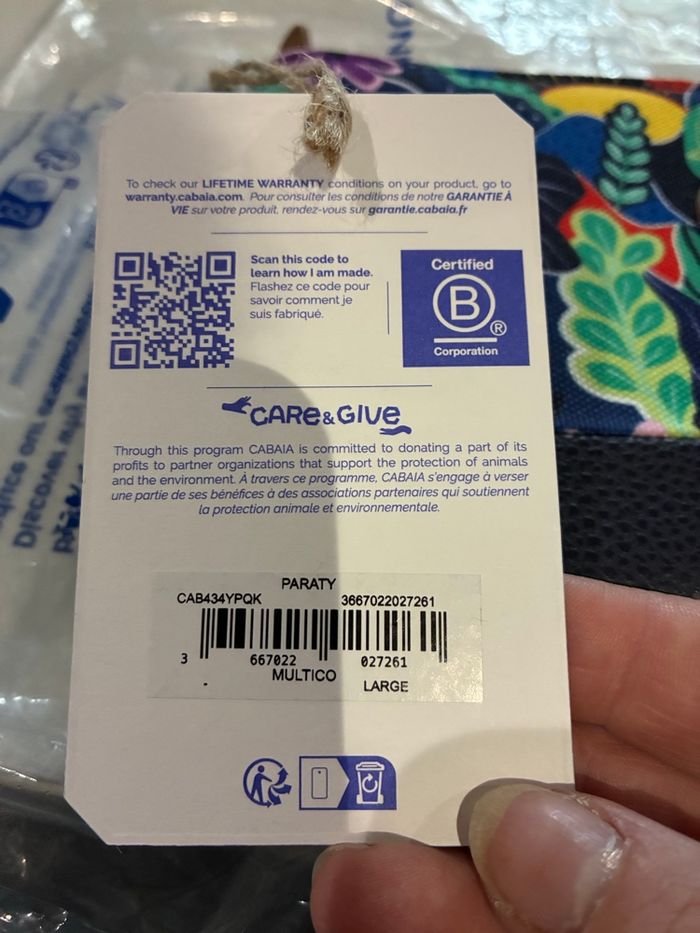 Portefeuille L Cabaia paraty