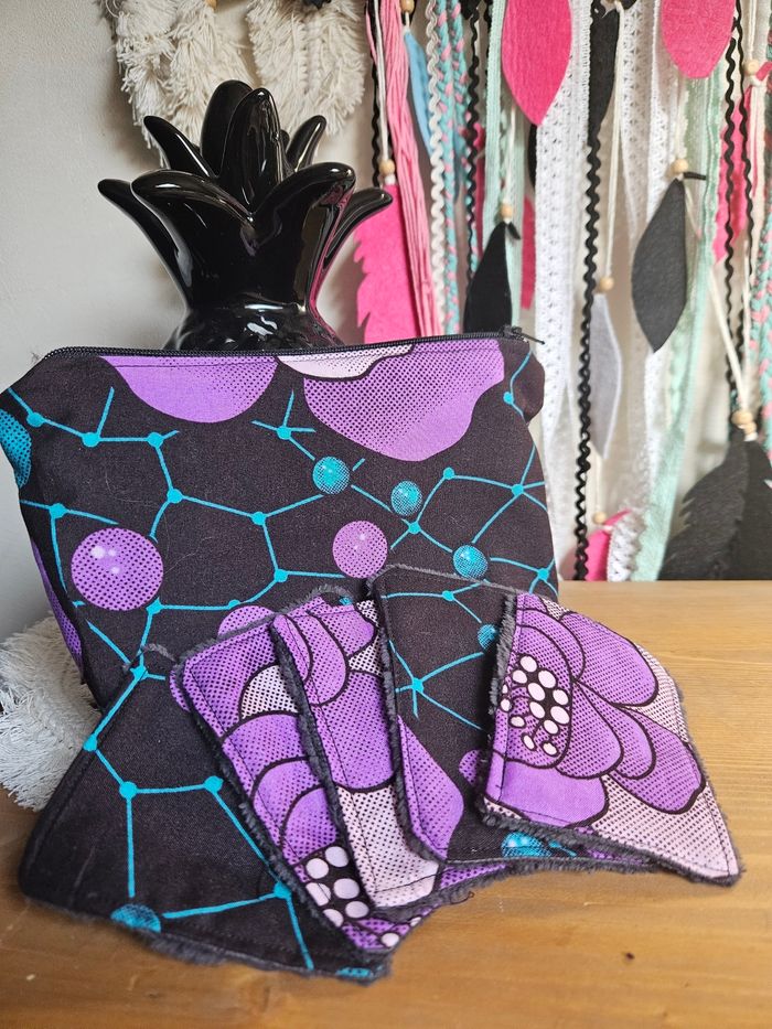 Pochette avec Lingettes Réutilisable