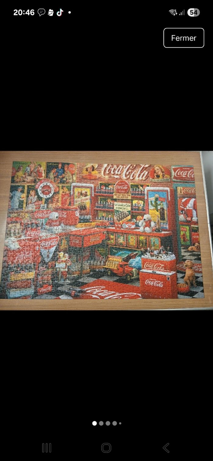 Lot de 7 puzzles 1000 pièces