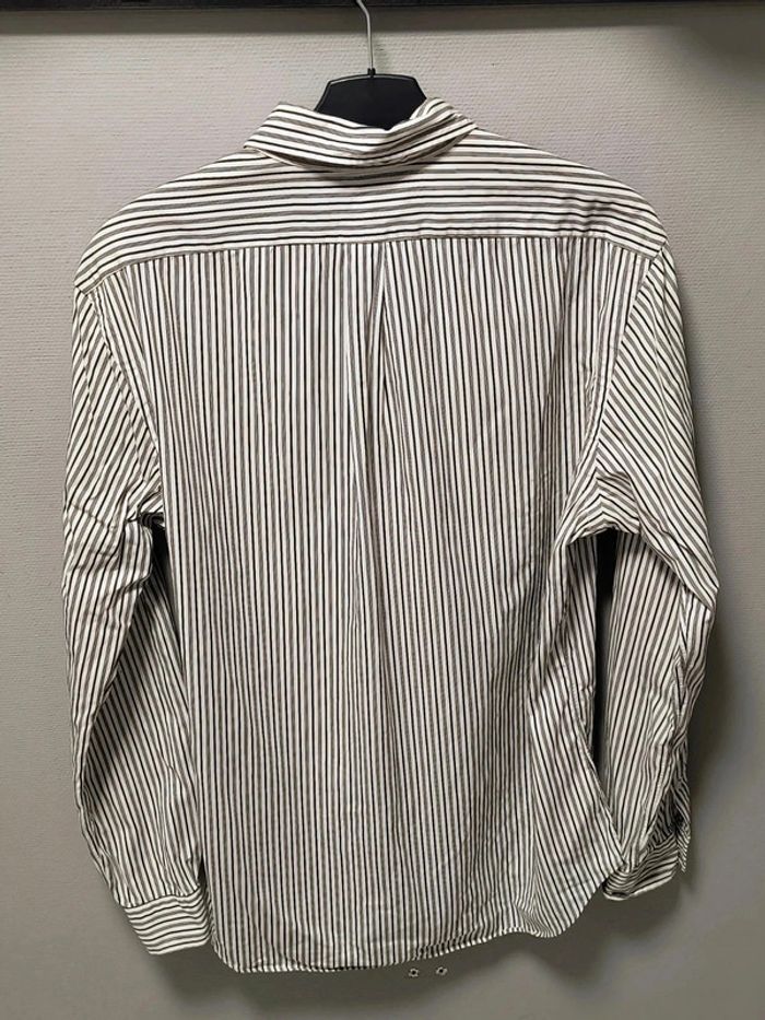 Chemise Ralph Lauren rayée noire et blanche – Slim Fit – Taille XL - photo numéro 9