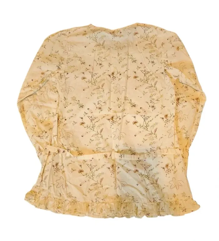 Blouse fleurie taille 10 ans - photo numéro 2
