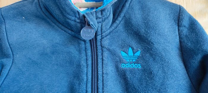 Gilet zippé fourré Adidas 74 cm (12 mois) - photo numéro 4