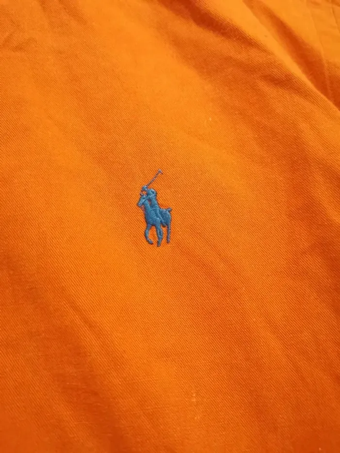 C60 chemise orange Ralph Lauren L - photo numéro 7