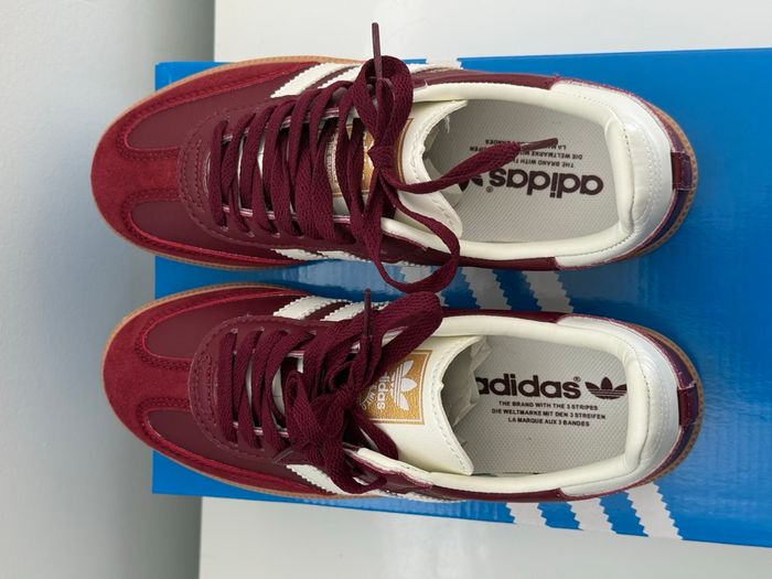 Adidas Samba OG | Bordeaux, Blanche - photo numéro 3
