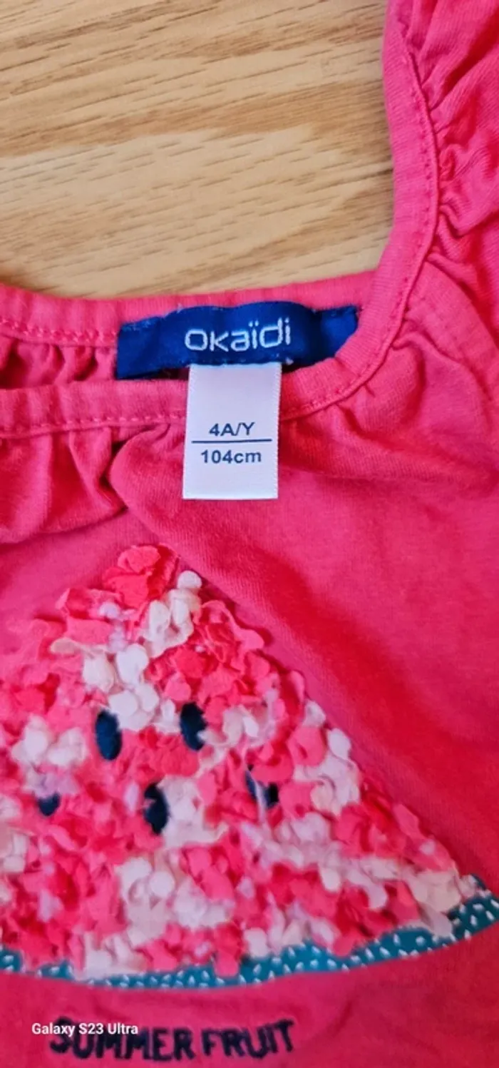 Débardeur okaidi 4 an - photo numéro 3