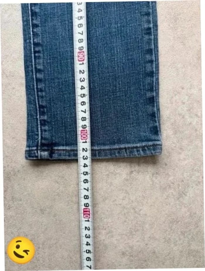 Jeans Levi's Mid Rise Skinny W30 FR40 L32 coupe skinny bleu Femme Women pan519b - photo numéro 4