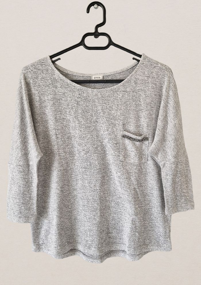 🌸 Haut gris Pimkie – Taille S