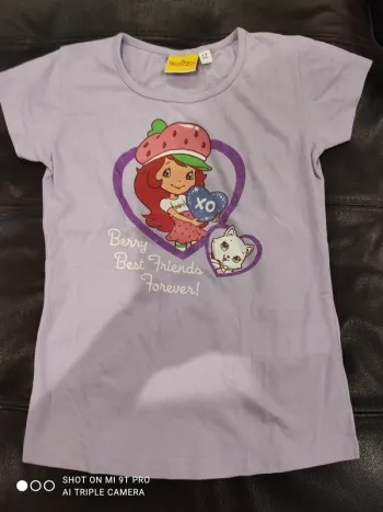 Teeshirt Charlotte aux fraises 10 12 ans