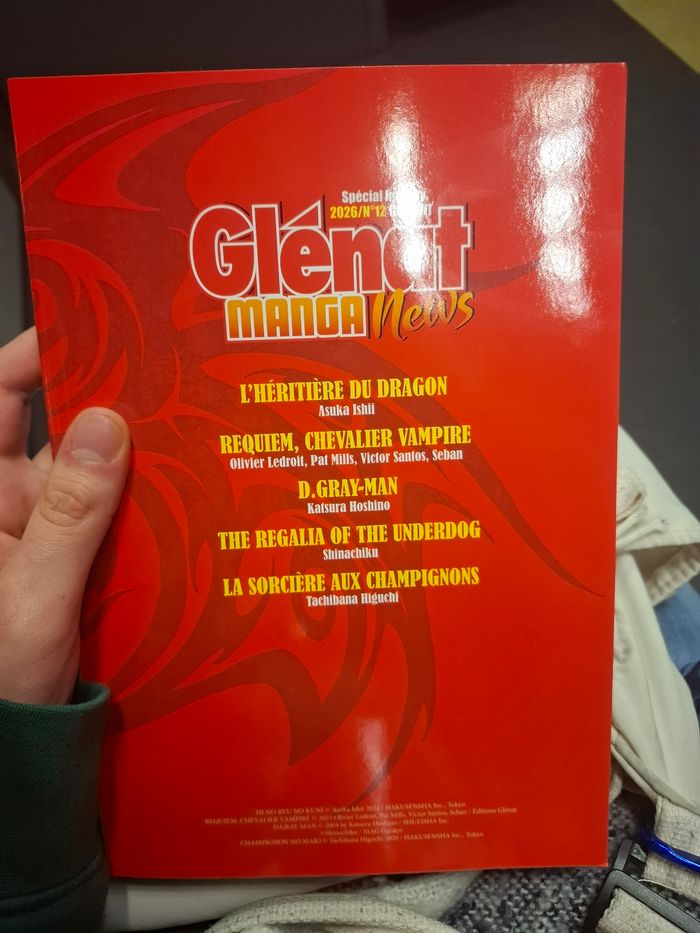 Magazine glénat news pour les fans de manga - photo numéro 2