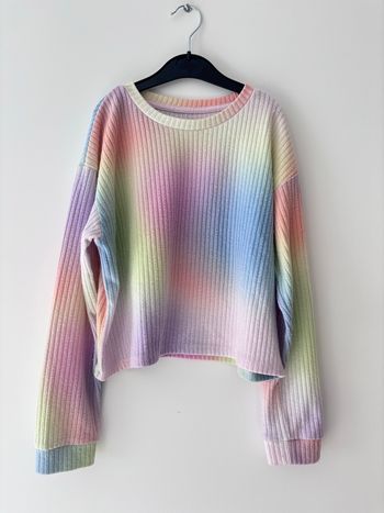 Pull court fille 10/11 ans Primark arc en ciel