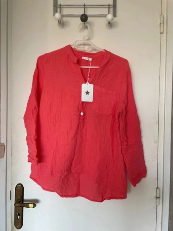 Blouse rose fluo