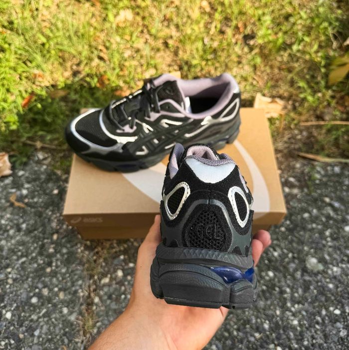 Asics Gel NYC Black Purple Graphite Grey - photo numéro 4