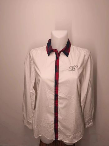 Chemise Tommy Hilfiger Femme Taille M Blanc-Rouge