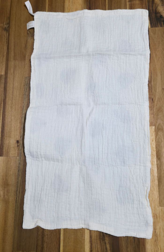 Lot de 3 langes ourson - 100% coton - 25x48cm - photo numéro 3