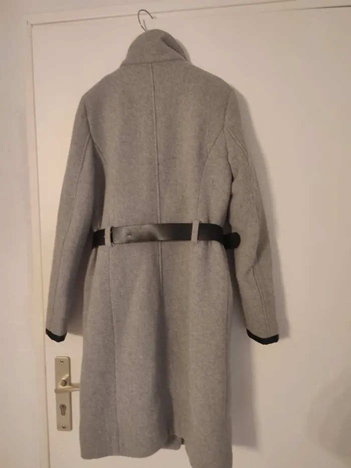 Manteau gris camaïeu 36 - photo numéro 4