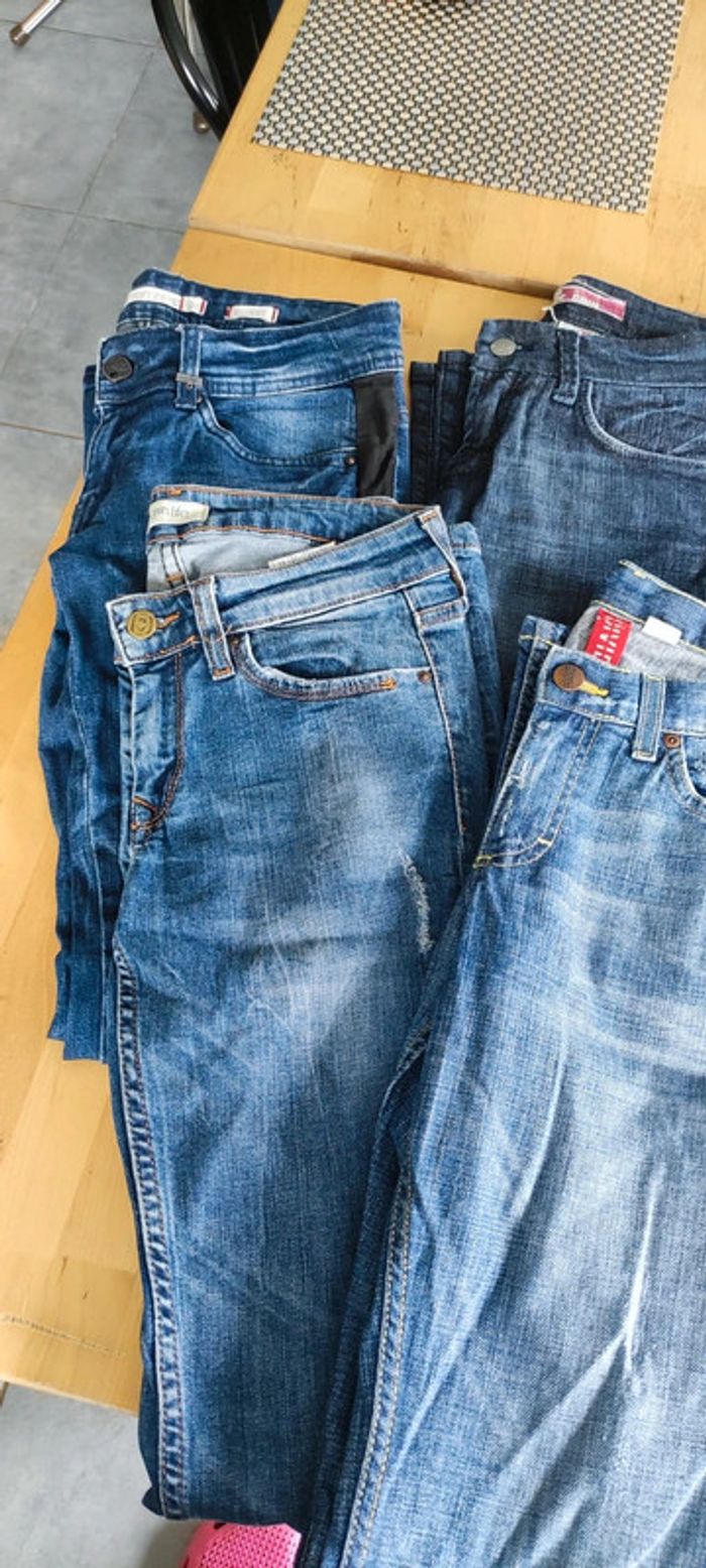 Lot 6 jeans femme taille 36/S - photo numéro 2