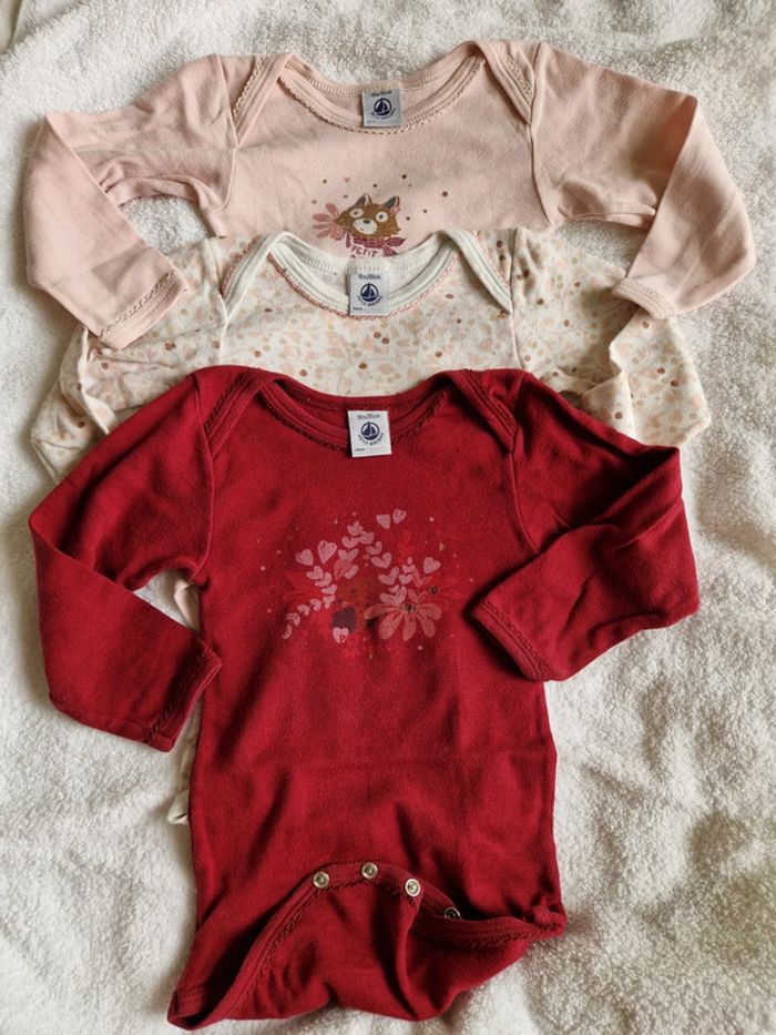 Lot de 6 bodies petit bateau petit beguin - photo numéro 2