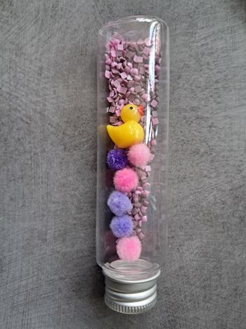 Bouteille sensoriels canard rose