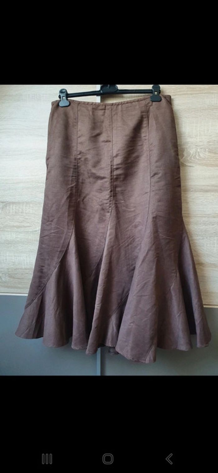 Jupe longue suédine - photo numéro 2