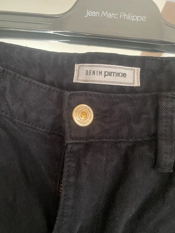 Jean cargo noir mom - photo numéro 3