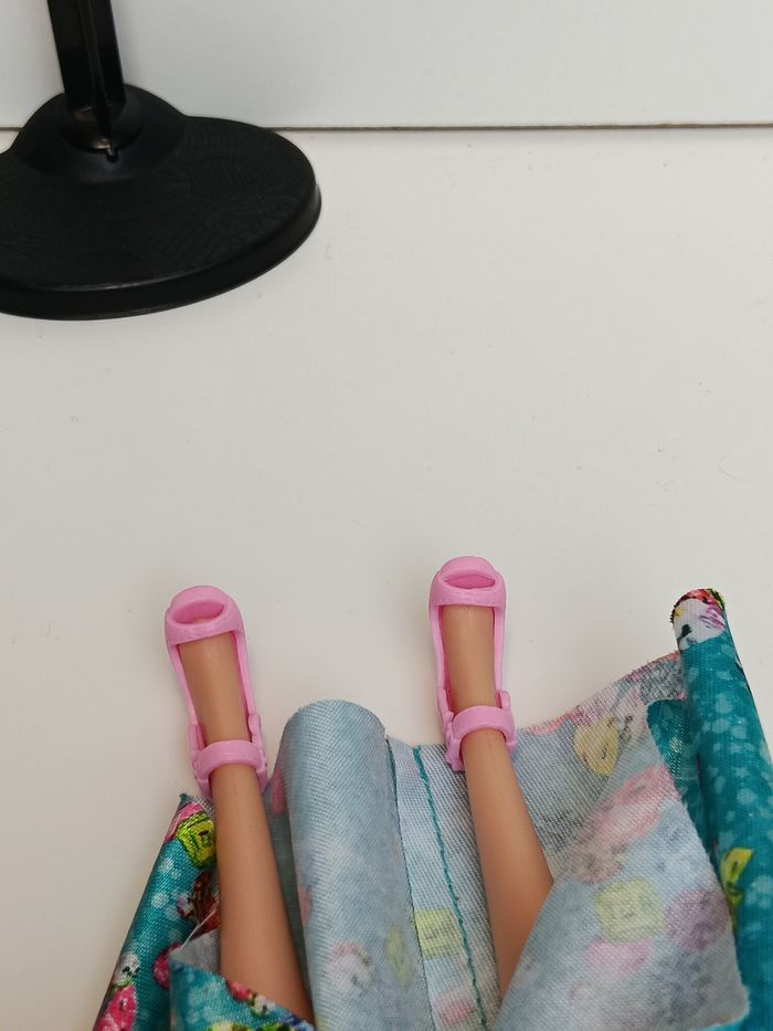 Poupée mattel barbie tenue robe motif pierre précieuse - photo numéro 8