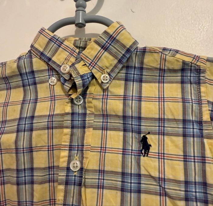 Chemise à carreaux garçon Ralph Lauren 18 mois - photo numéro 4
