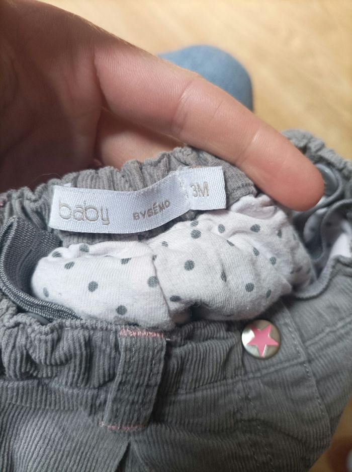 Pantalon fille 3 mois Gémo - photo numéro 4