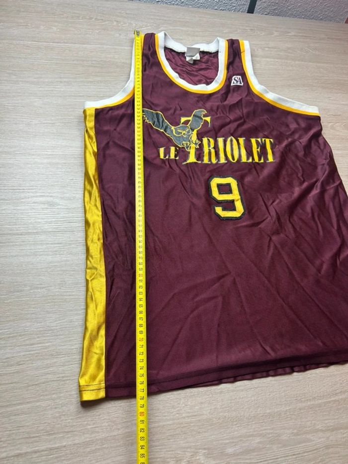 Maillot de Basketball Vintage Le Triolet #9 – Made in Canada - photo numéro 8