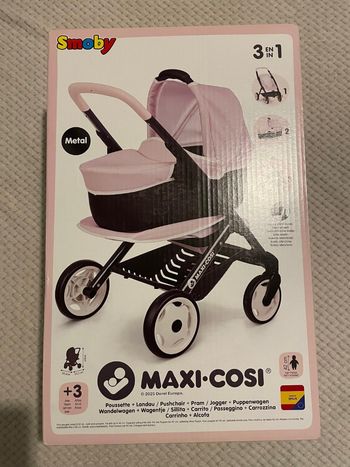 Poussette 3 en 1 rose neuve kamais deballes