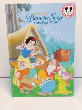 Livre Disney club du livre Blanche neige et les sept nains Le précieux diamant