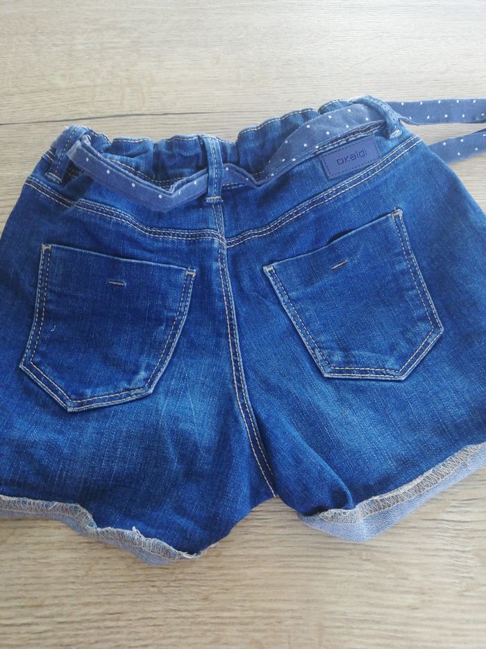 Short en jeans fille 8 ans - photo numéro 2
